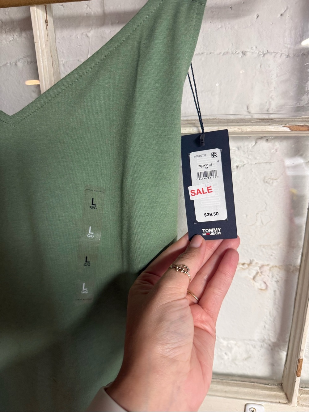 Tommy Hilfiger Green Bodysuit with Tommy Jeans Sub-Label Straps - Picture 2 of 5